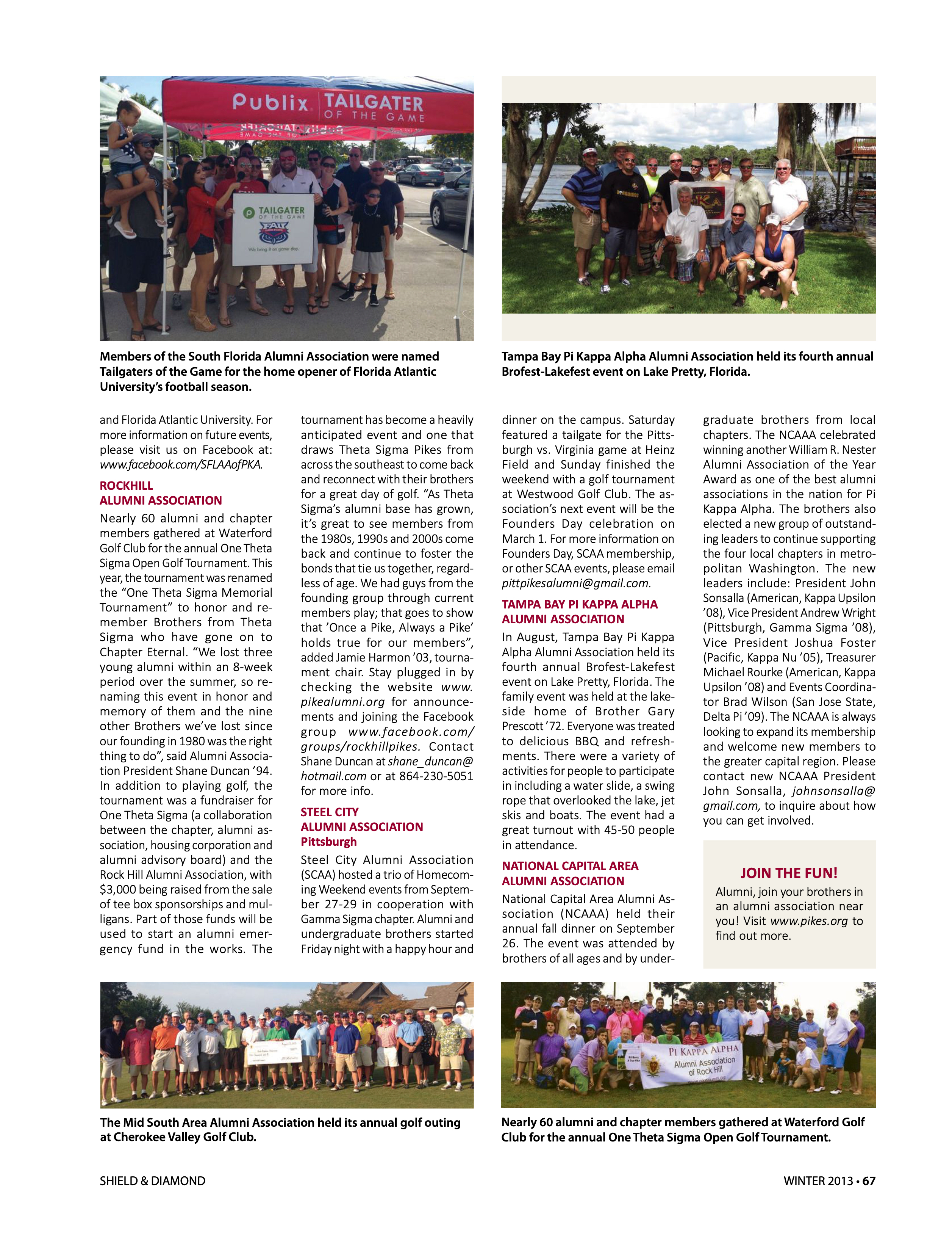 Join the Fun!, Winter 2013